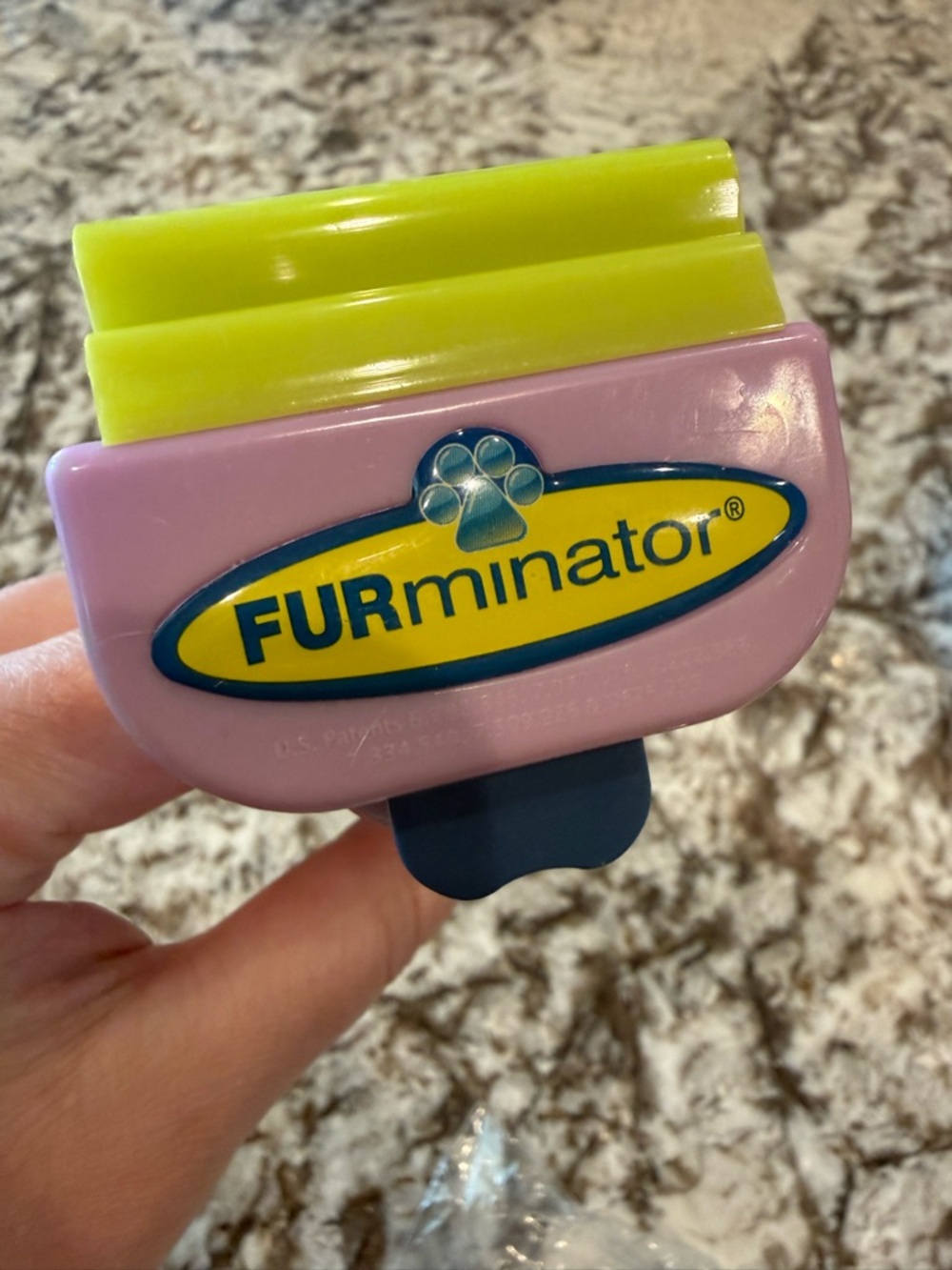 FURminator Deshedding Tool - Pink & Lime Green